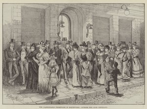 La promenade à la mode à Montevideo, devant le Club Uruguayo - Melton Prior
